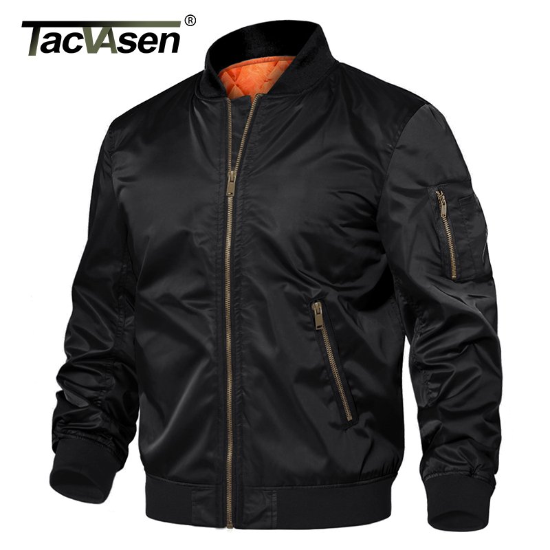 TACVASEN Winter Military Jacket Outwear Mens Cotton Padded Pilot Army Bomber Jacket Coat Casual Baseball Jackets Varsity Jackets 3 TACVASEN Winter Military Jacket Outwear Mens Cotton Padded Pilot Army Bomber Jacket Coat Casual Baseball Jackets Varsity Jackets 3